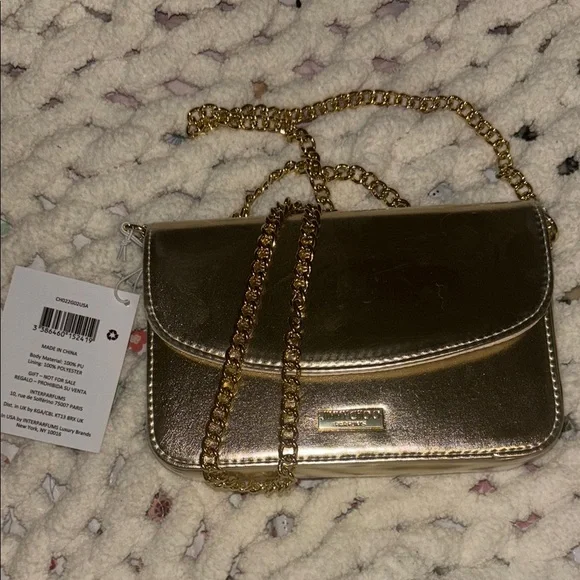 Sale!!!Charming Jimmy choo  Charlie Gold Crossbody Bag
Perfect for date night - Picture 2 of 5